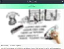 Tablet Screenshot of howtocuthair.tv